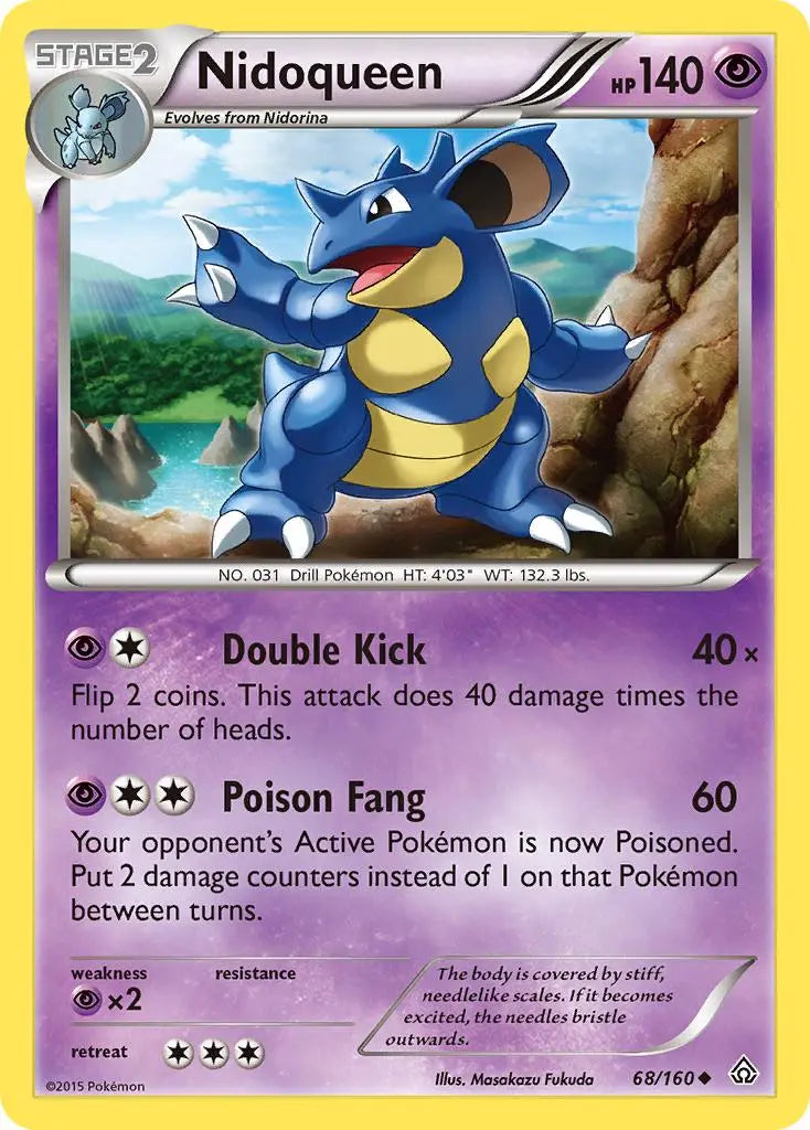 Nidoqueen (68/160) [XY: Primal Clash] Pokémon