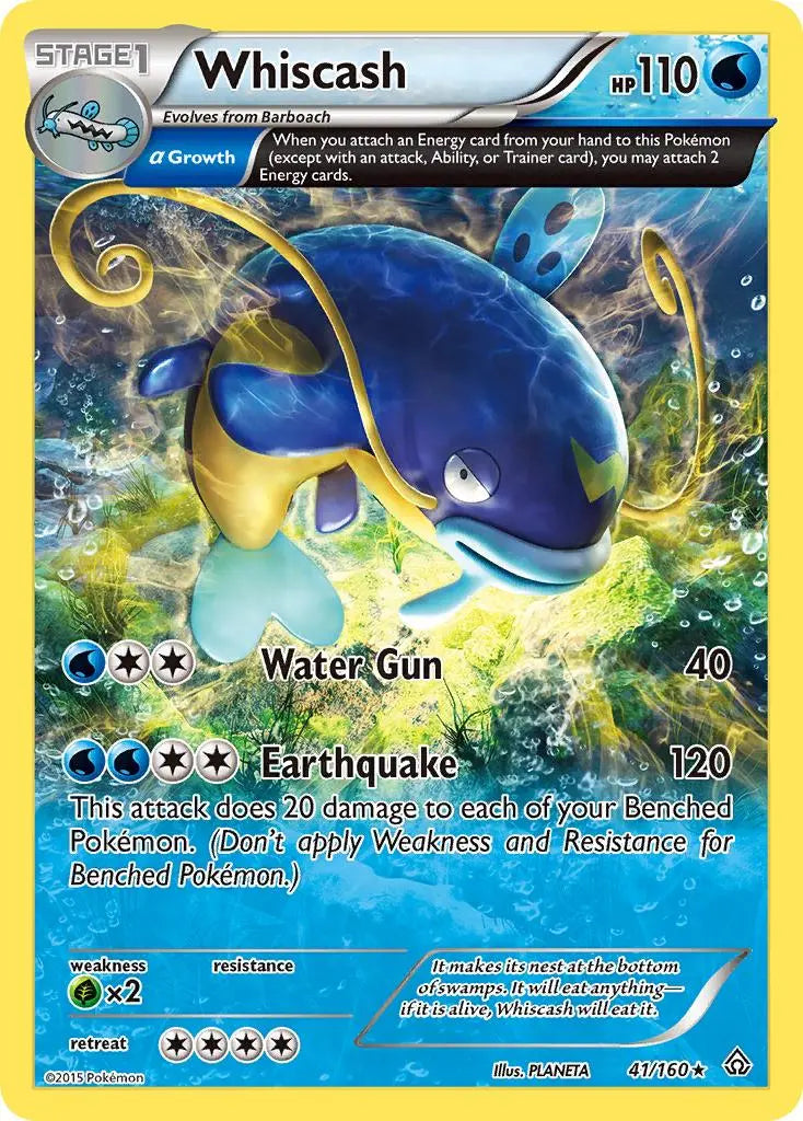 Whiscash (41/160) [XY: Primal Clash] Pokémon