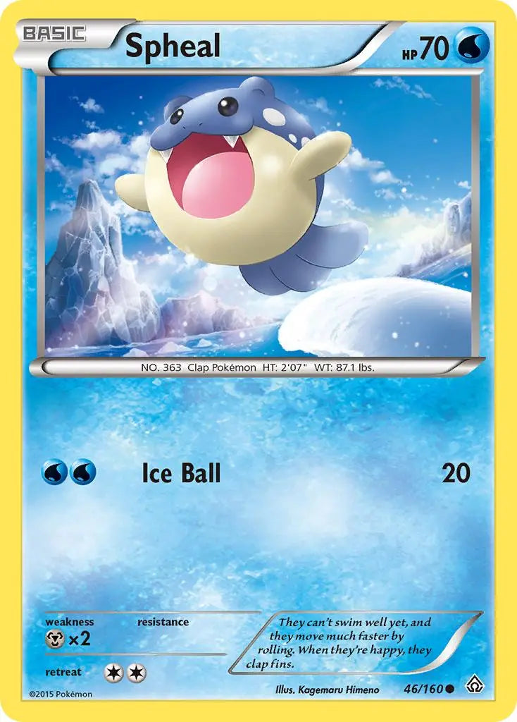 Spheal (46/160) [XY: Primal Clash] Pokémon