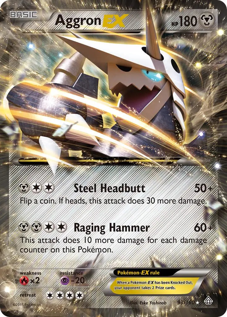 Aggron EX (93/160) [XY: Primal Clash] Pokémon