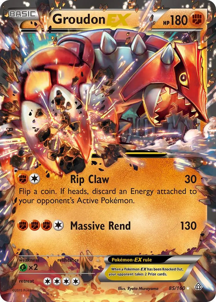 Groudon EX (85/160) [XY: Primal Clash] Pokémon