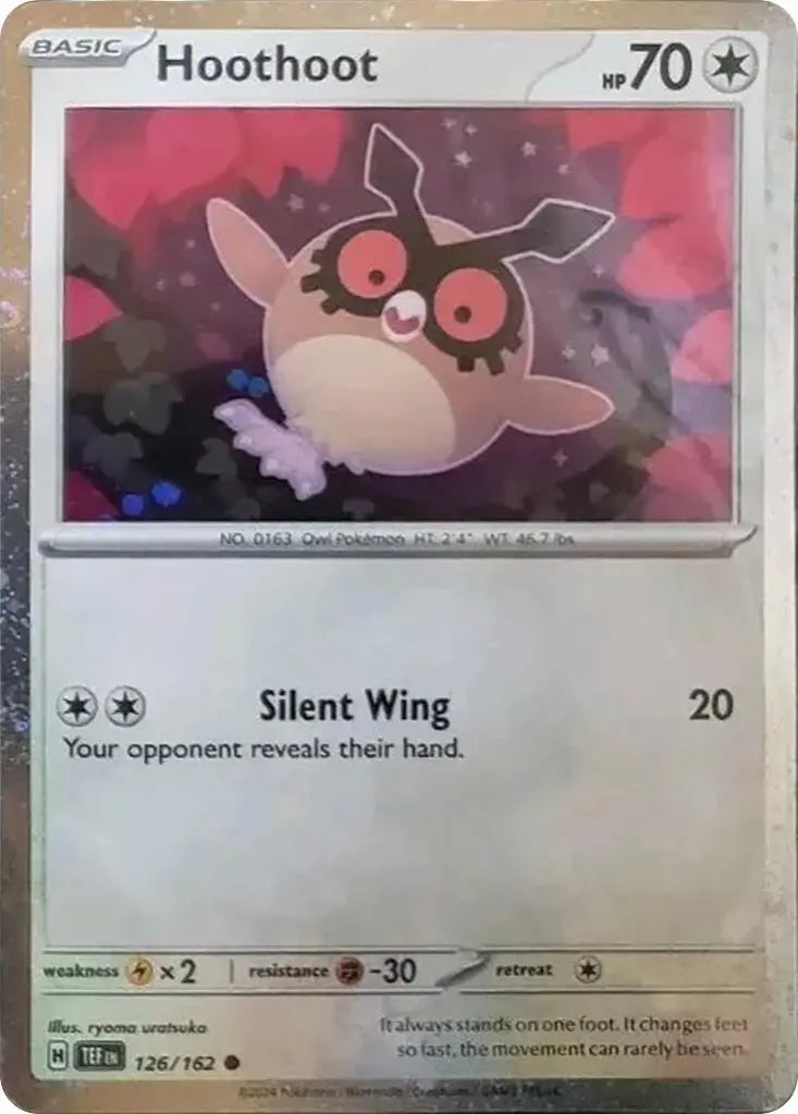 Hoothoot (126/162) (Cosmos Holo) [Scarlet & Violet Promo Cards] Pokémon