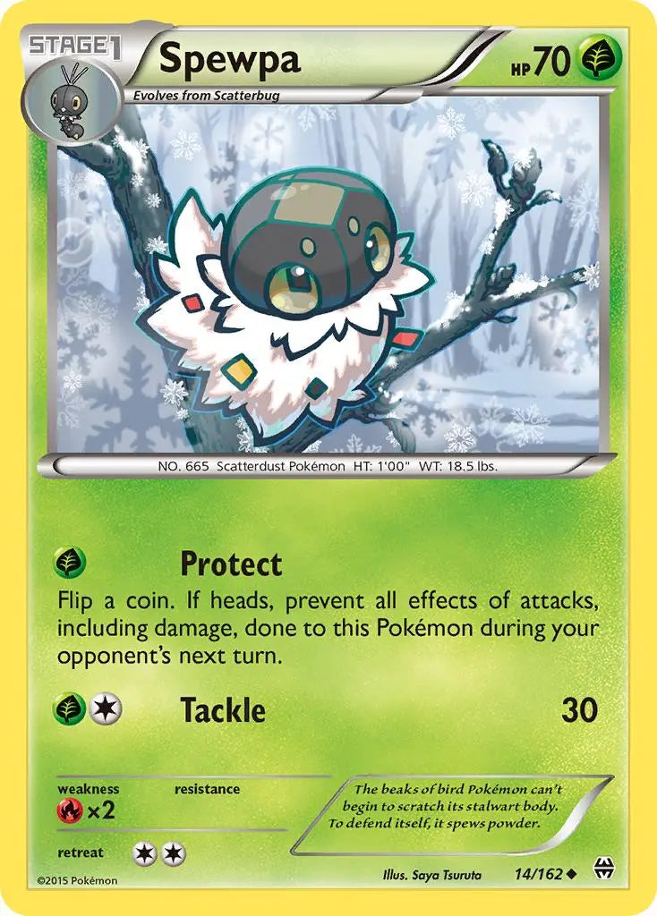 Spewpa (14/162) [XY: BREAKthrough] Pokémon