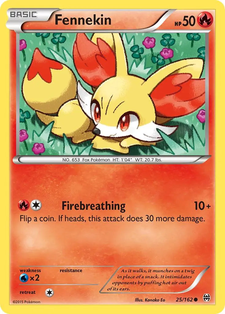 Fennekin (25/162) [XY: BREAKthrough] Pokémon