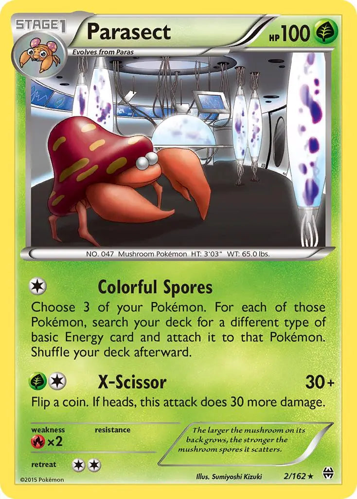 Parasect (2/162) [XY: BREAKthrough] Pokémon