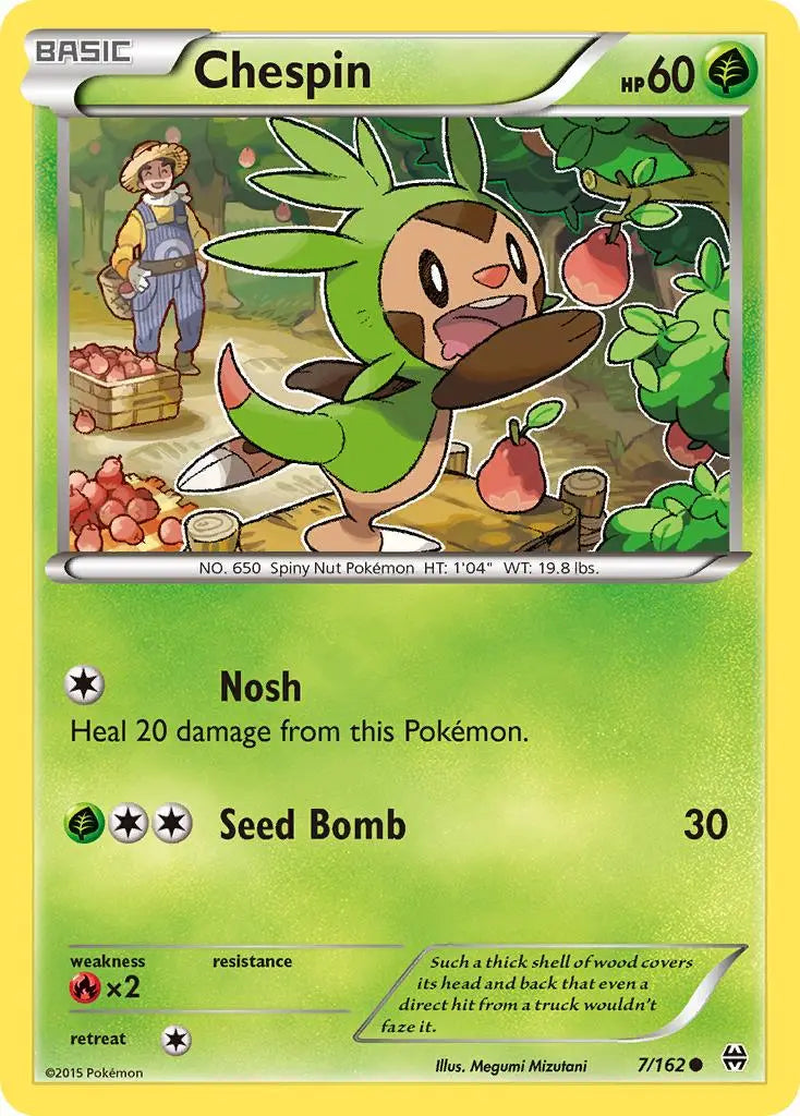 Chespin (7/162) [XY: BREAKthrough] Pokémon