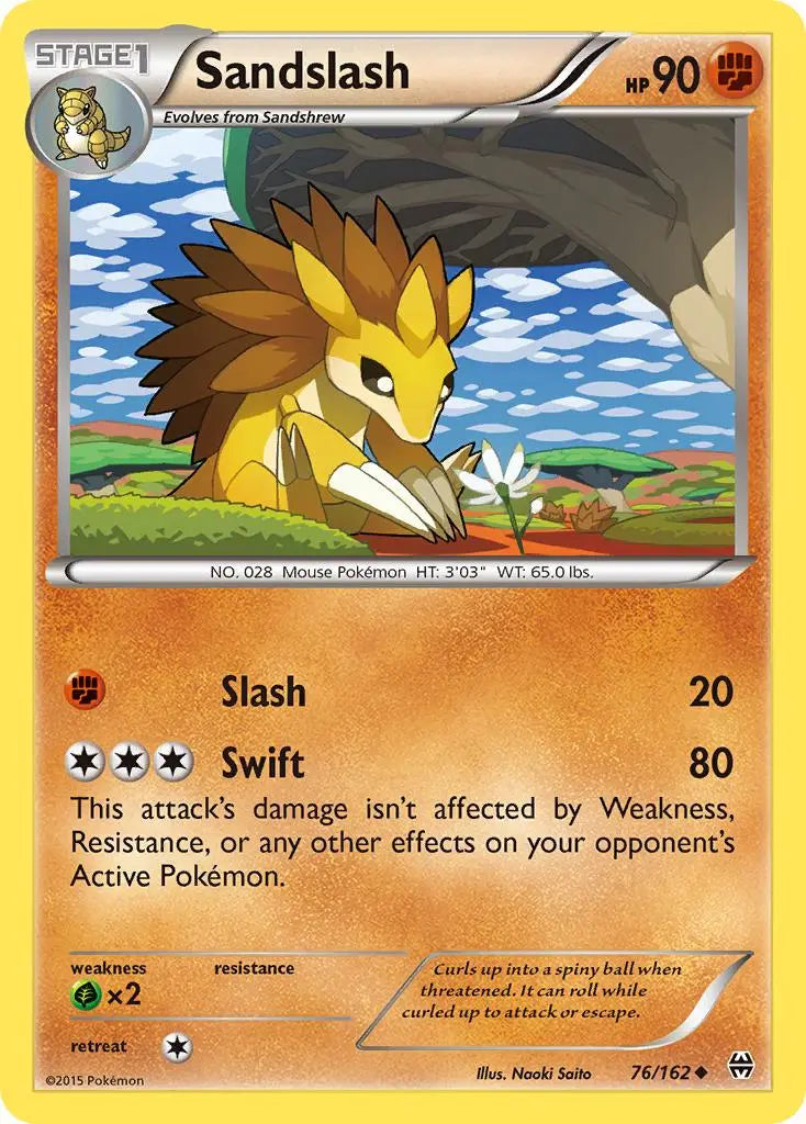 Sandslash (76/162) [XY: BREAKthrough] Pokémon