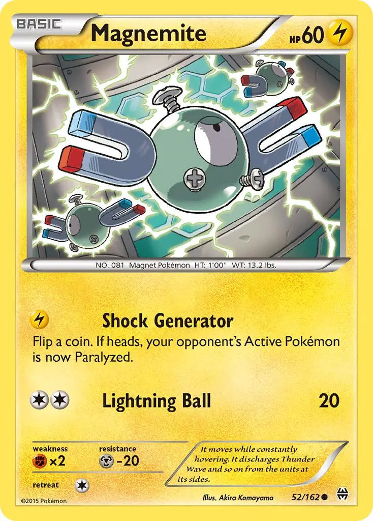 Magnemite (52/162) [XY: BREAKthrough] Pokémon