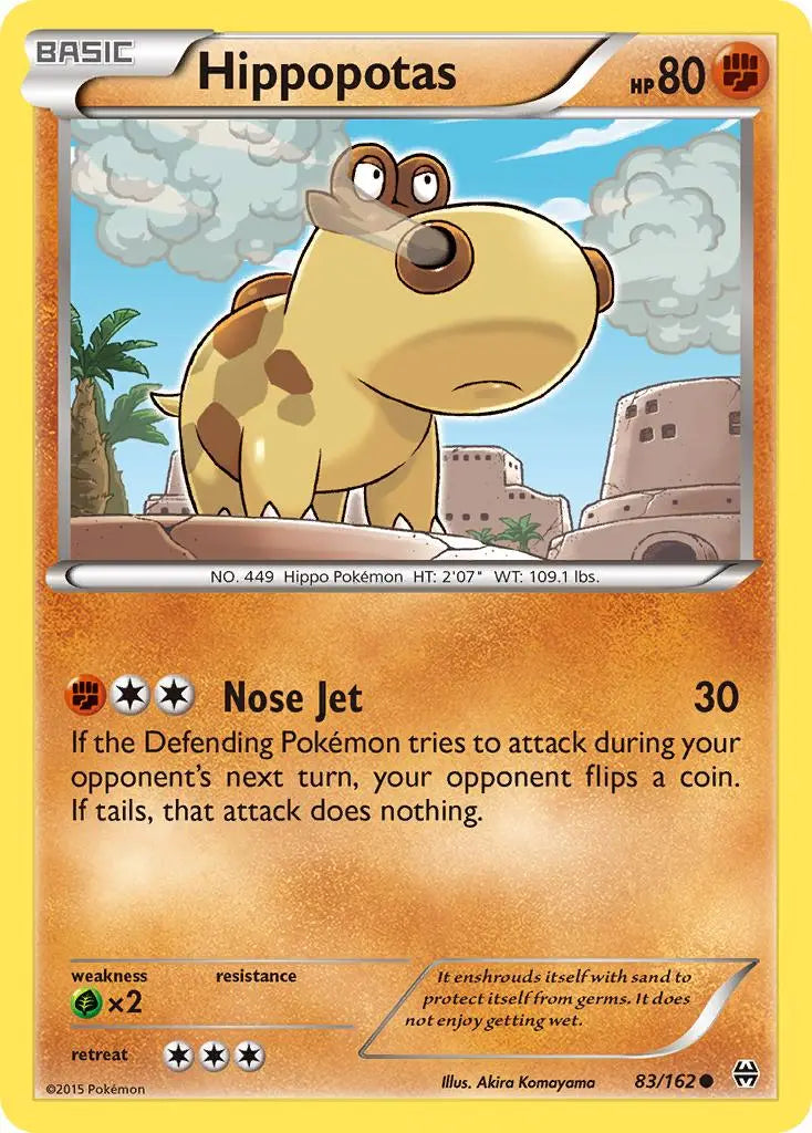 Hippopotas (83/162) [XY: BREAKthrough] Pokémon