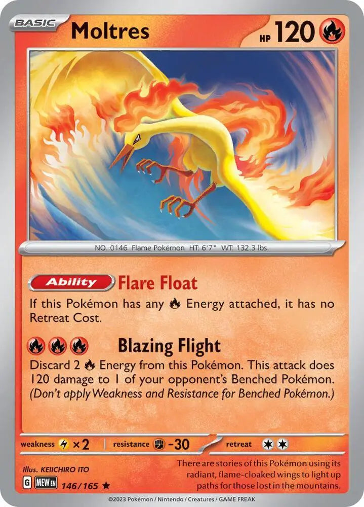 Moltres (146/165 - Deck Exclusives) [Scarlet & Violet 151] Pokémon