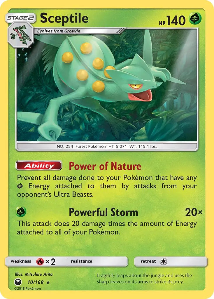 Sceptile (10/168) [Sun & Moon: Celestial Storm] Pokémon