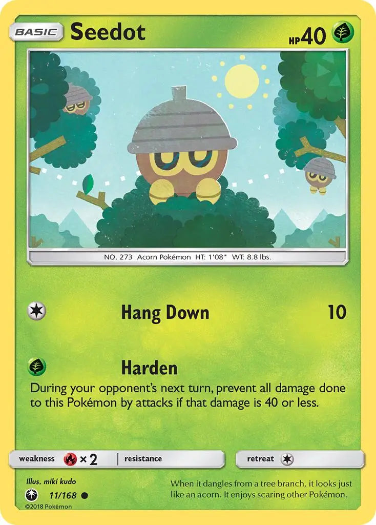 Seedot (11/168) [Sun & Moon: Celestial Storm] Pokémon