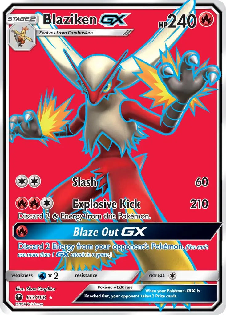 Blaziken GX (153/168) [Sun & Moon: Celestial Storm] Pokémon