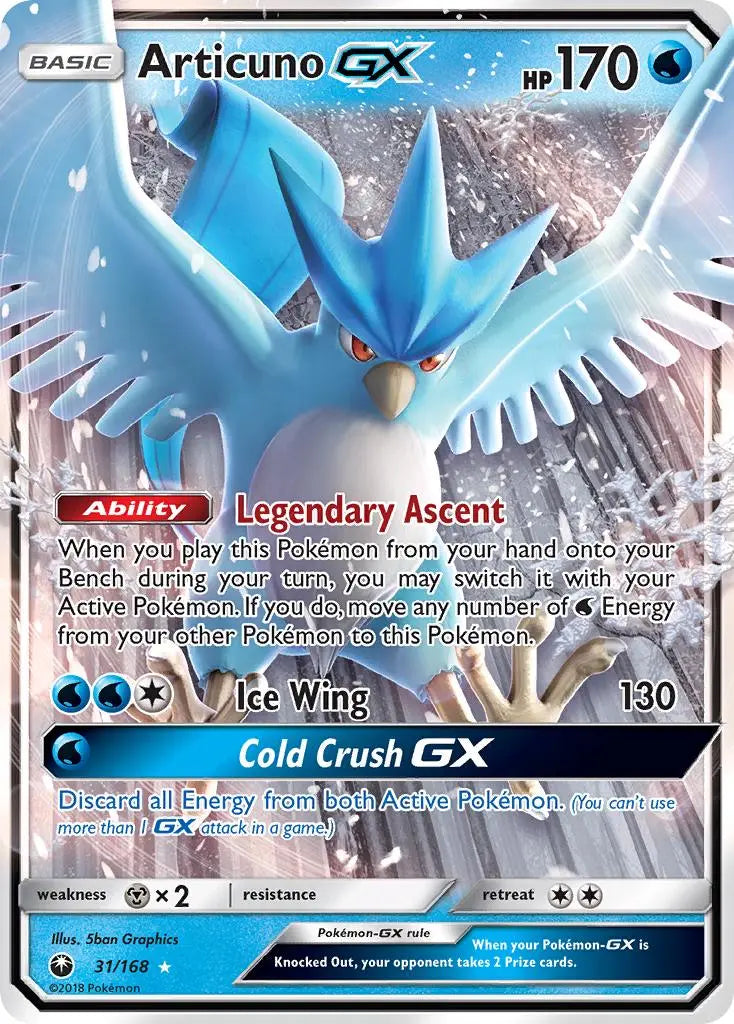 Articuno GX (31/168) [Sun & Moon: Celestial Storm] Pokémon