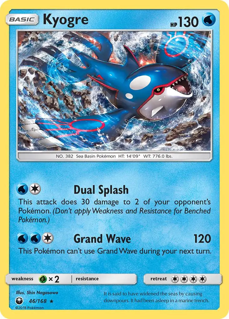 Kyogre (46/168) [Sun & Moon: Celestial Storm] Pokémon