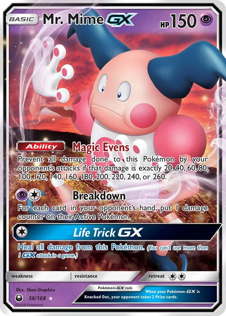 Mr. Mime GX (56/168) [Sun & Moon: Celestial Storm] Pokémon