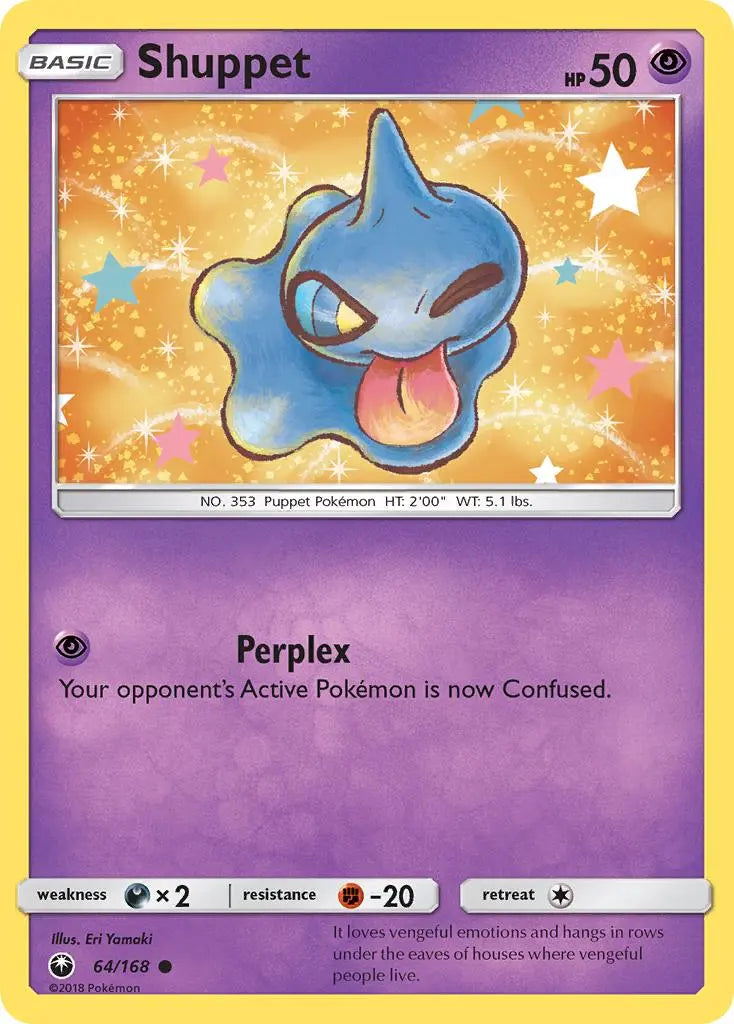 Shuppet (64/168) [Sun & Moon: Celestial Storm] Pokémon