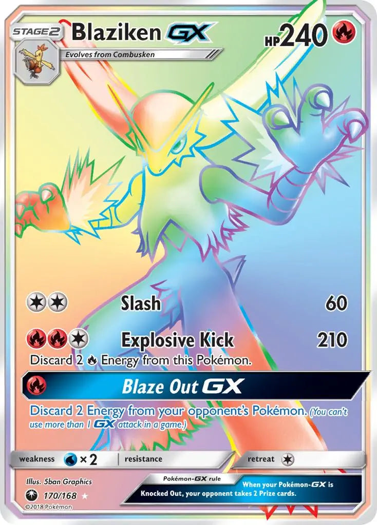 Blaziken GX (170/168) [Sun & Moon: Celestial Storm] Pokémon