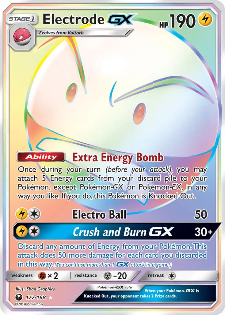 Electrode GX (172/168) [Sun & Moon: Celestial Storm] Pokémon