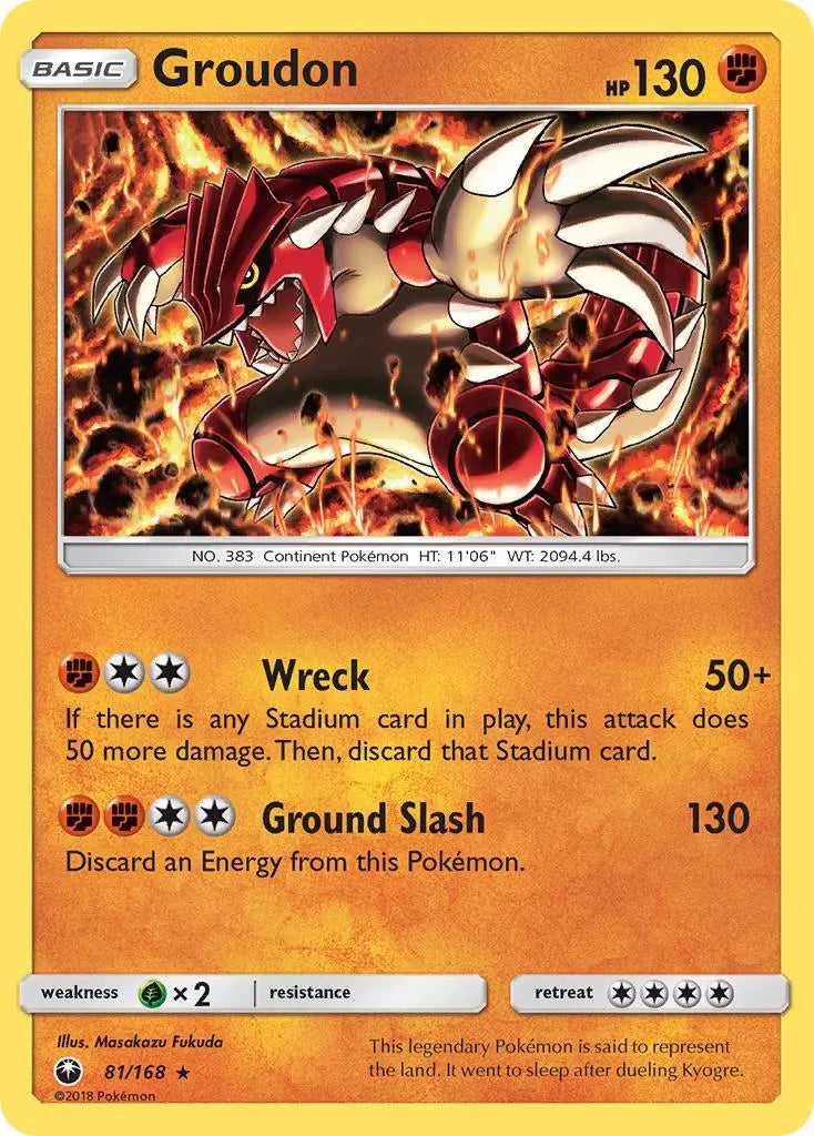 Groudon (81/168) [Sun & Moon: Celestial Storm] Pokémon