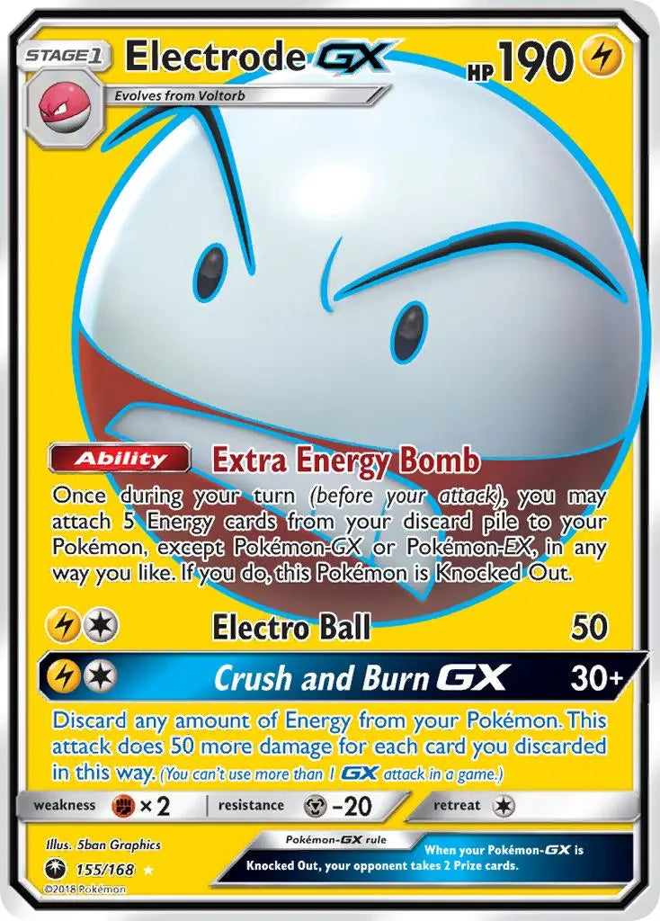 Electrode GX (155/168) [Sun & Moon: Celestial Storm] Pokémon