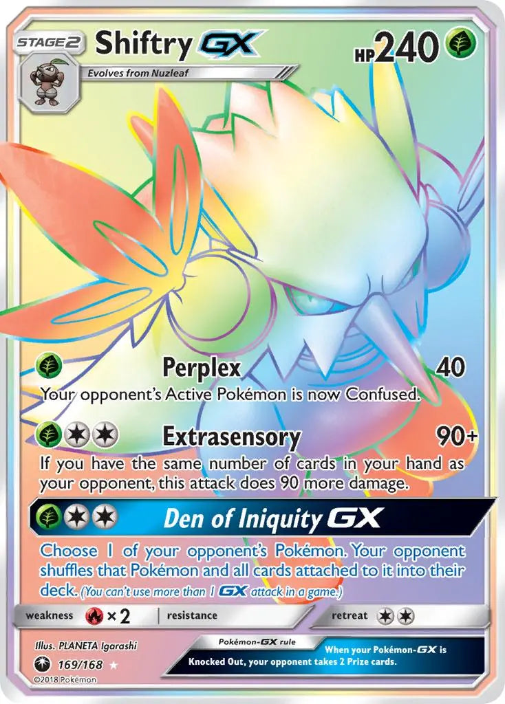 Shiftry GX (169/168) [Sun & Moon: Celestial Storm] Pokémon