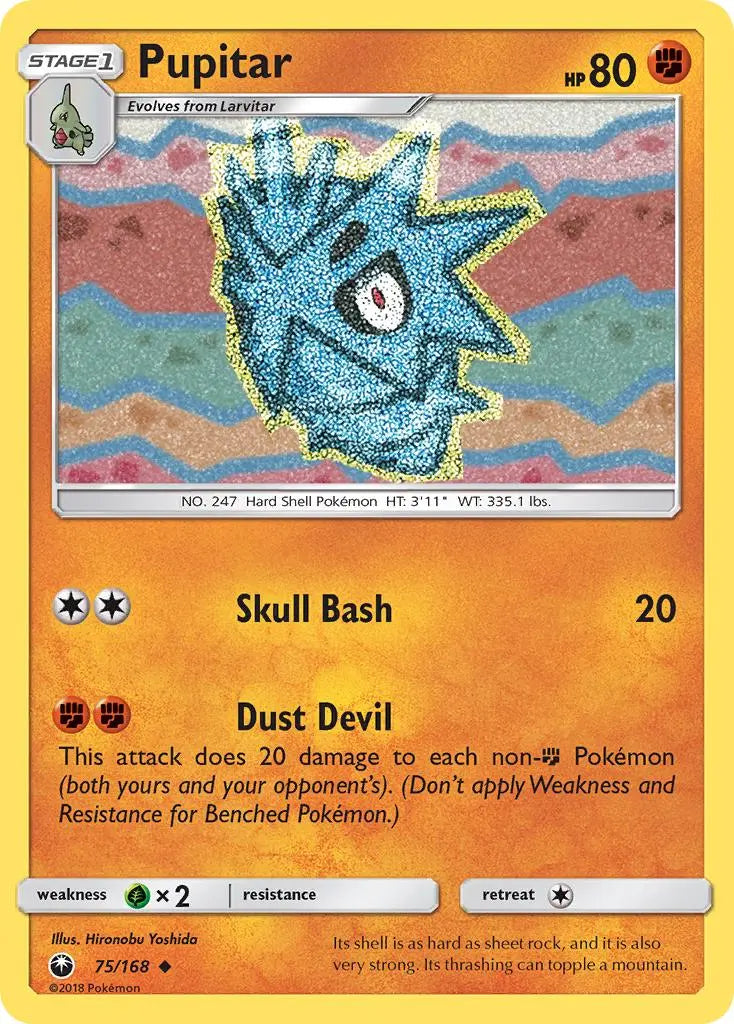 Pupitar (75/168) [Sun & Moon: Celestial Storm] Pokémon