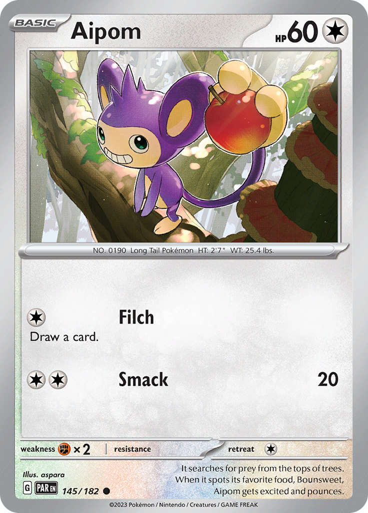 Aipom (145/182) [Scarlet & Violet: Paradox Rift] Pokémon
