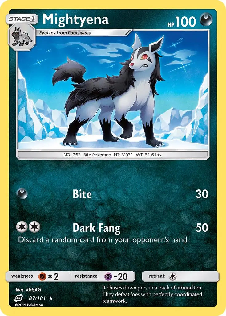 Mightyena (87/181) [Sun & Moon: Team Up] Pokémon