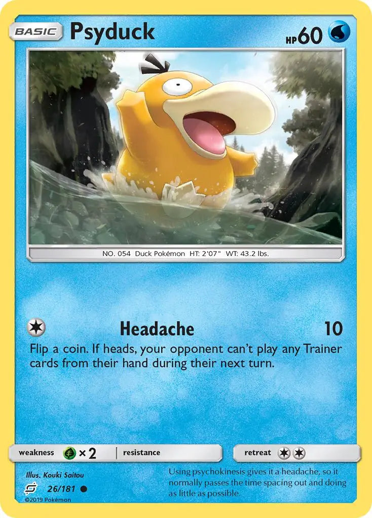 Psyduck (26/181) [Sun & Moon: Team Up] Pokémon