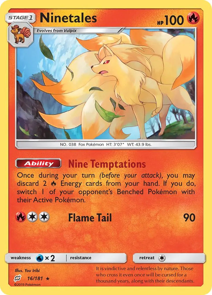 Ninetales (16/181) [Sun & Moon: Team Up] Pokémon