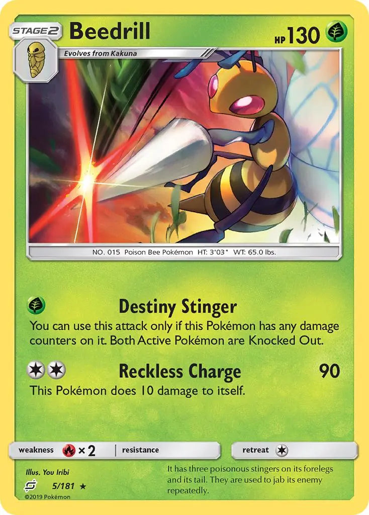 Beedrill (5/181) [Sun & Moon: Team Up] Pokémon
