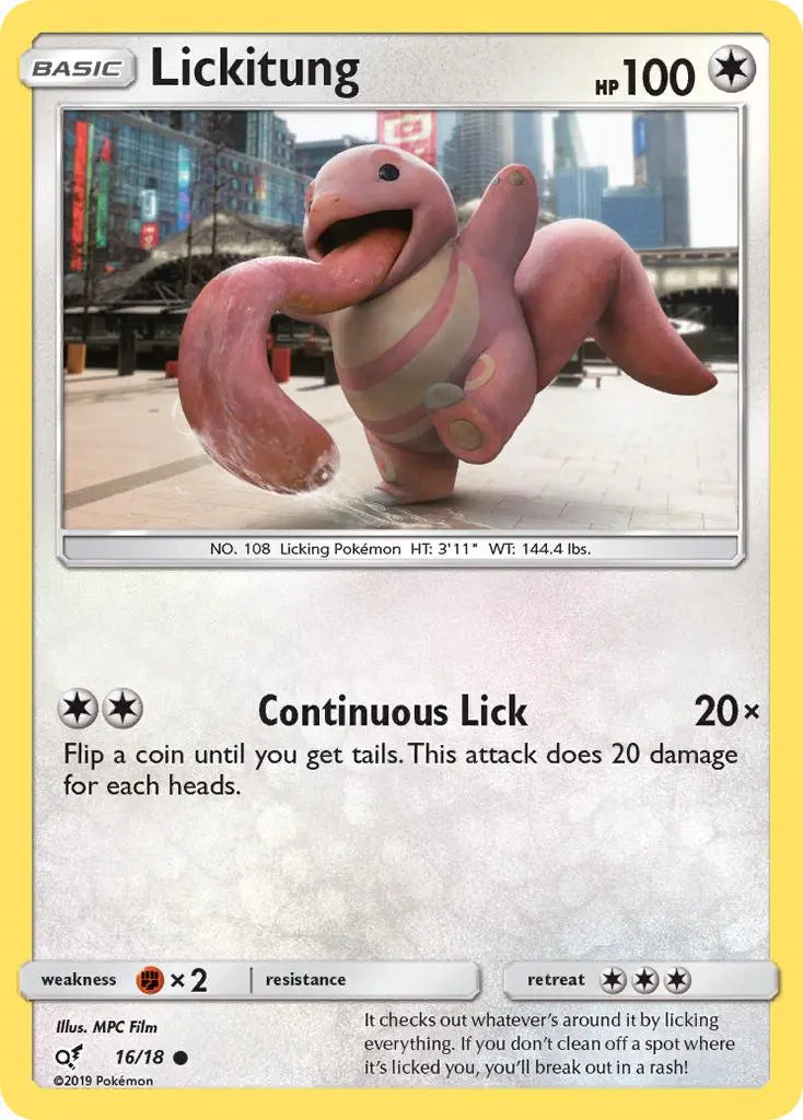 Lickitung (16/18) [Sun & Moon: Detective Pikachu] Pokémon