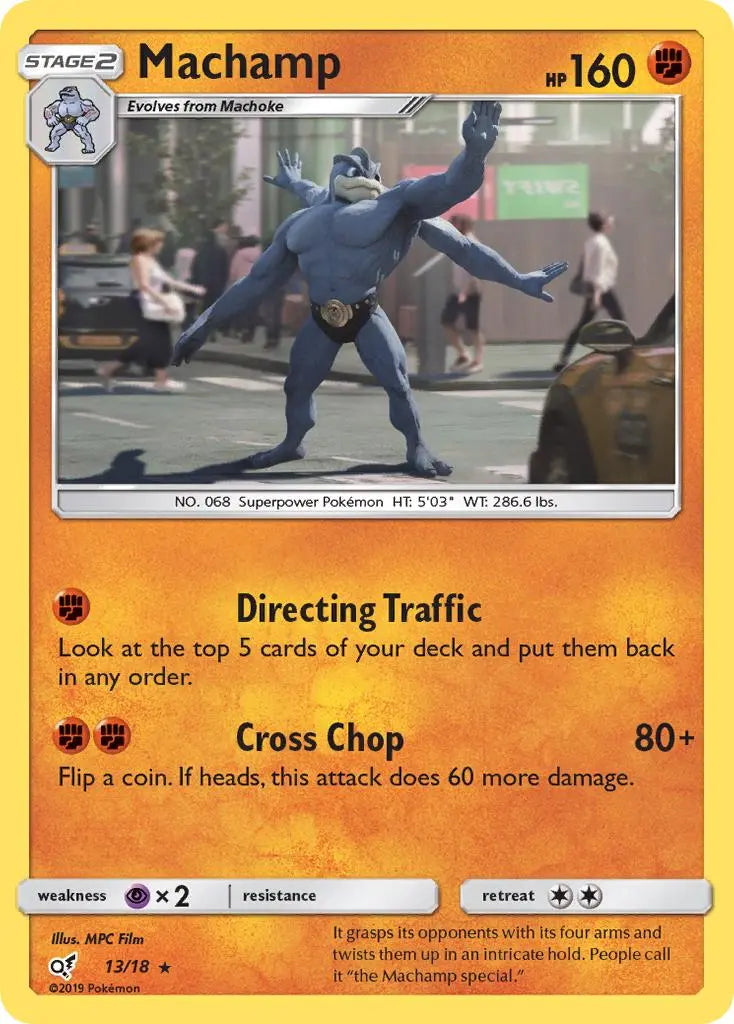 Machamp (13/18) [Sun & Moon: Detective Pikachu] Pokémon