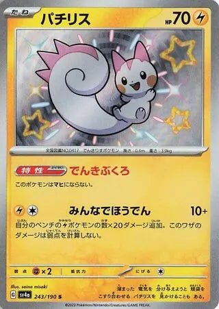 Pachirisu (243/190) [Shiny Treasure ex] Pokémon