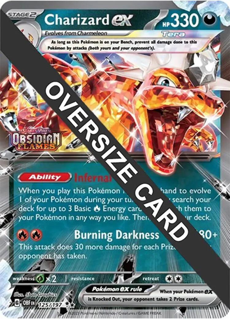 Charizard ex (125/197 - Jumbo Card) [Scarlet & Violet: Obsidian Flames] Pokémon