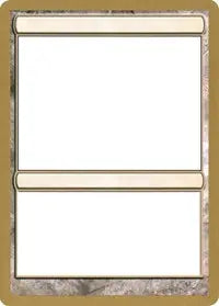 2004 World Championship Blank Card [World Championship Decks 2004] Magic: The Gathering