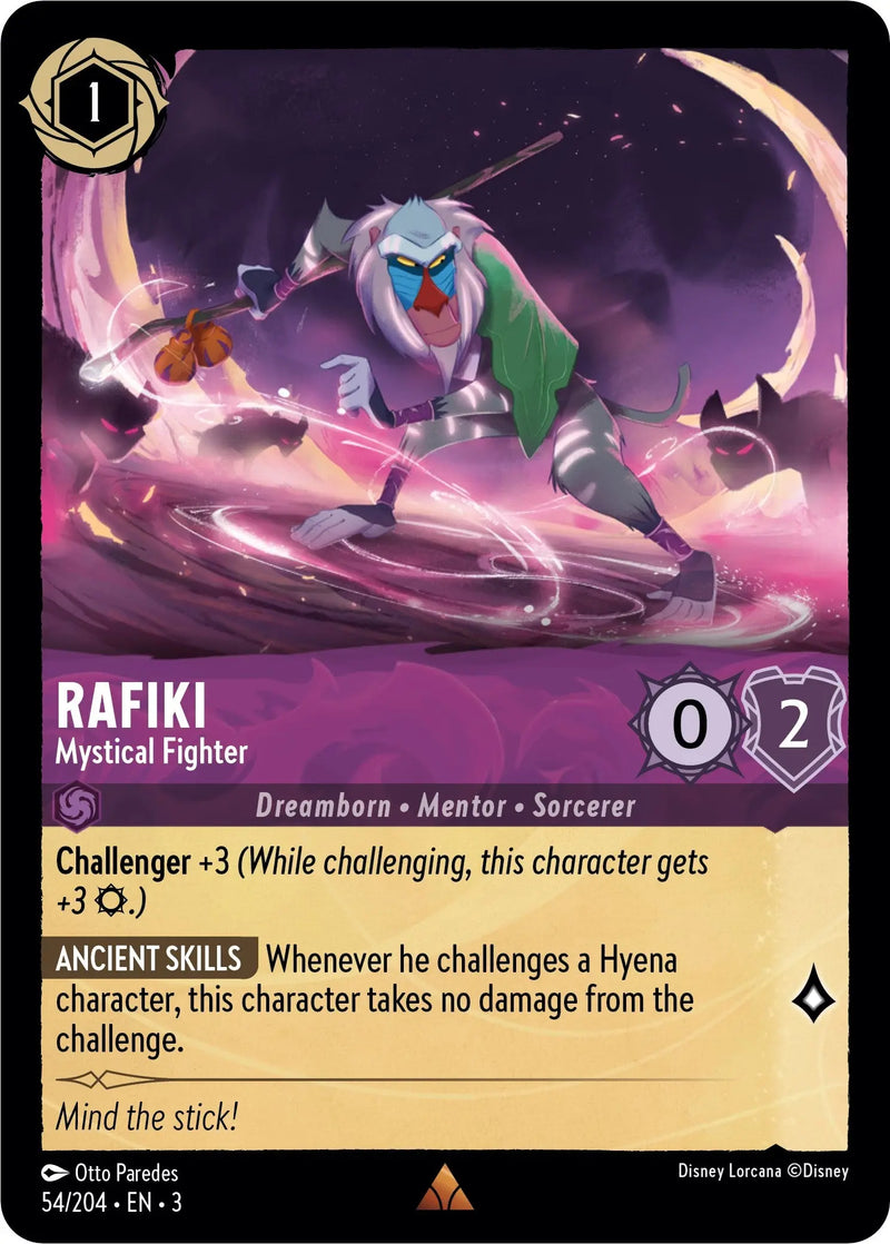 Rafiki - Mystical Fighter (54//204) [Into the Inklands] Disney