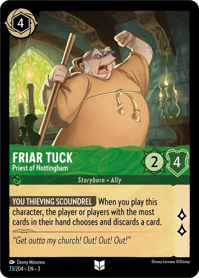 Friar Tuck - Priest of Nottingham (73/204) [Into the Inklands] Disney
