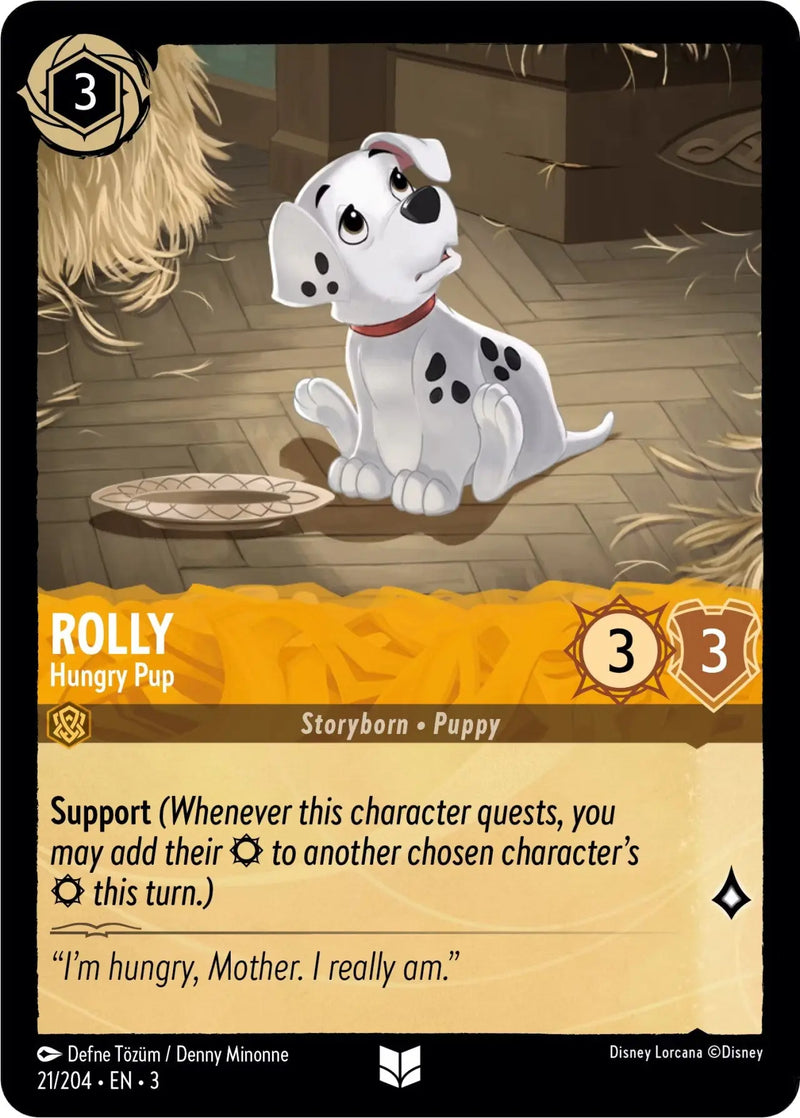 Rolly - Hungry Pup (21/204) [Into the Inklands] Disney