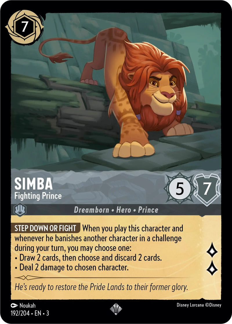 Simba - Fighting Prince (192/204) [Into the Inklands] Disney