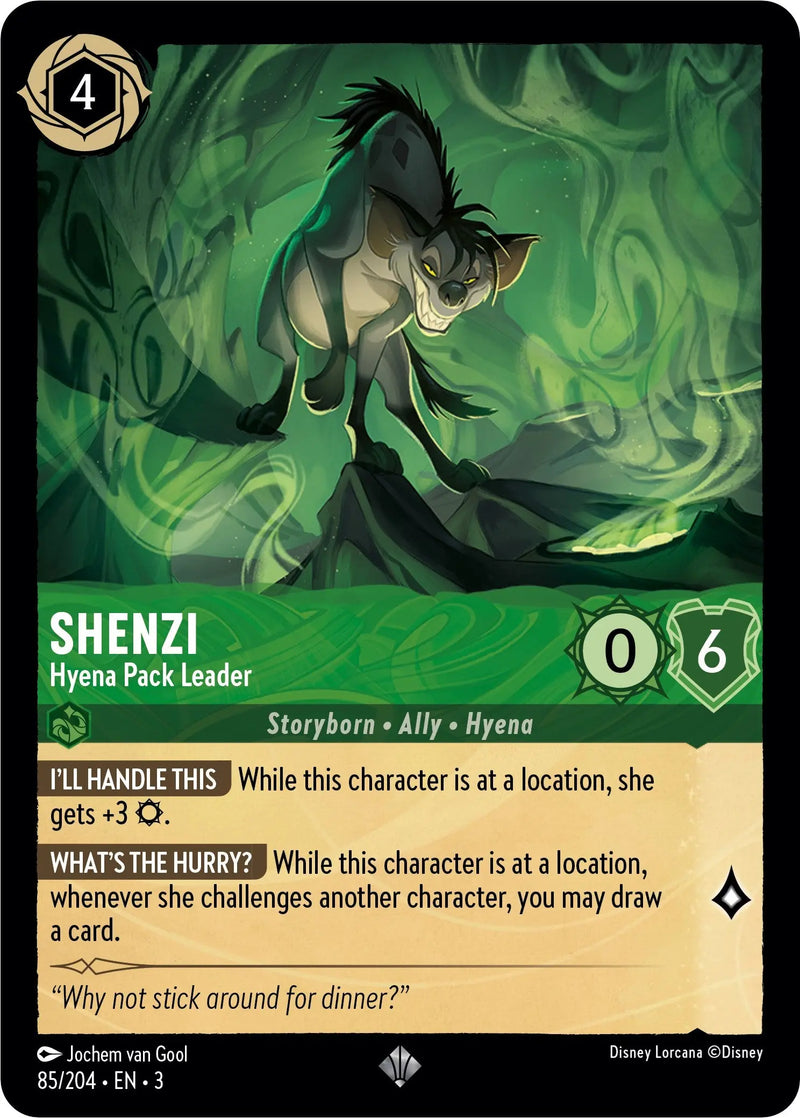 Shenzi - Hyena Pack Leader (85//204) [Into the Inklands] Disney