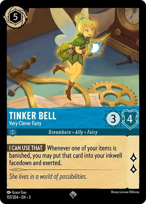 Tinker Bell - Very Clever Fairy (157/204) [Into the Inklands] Disney