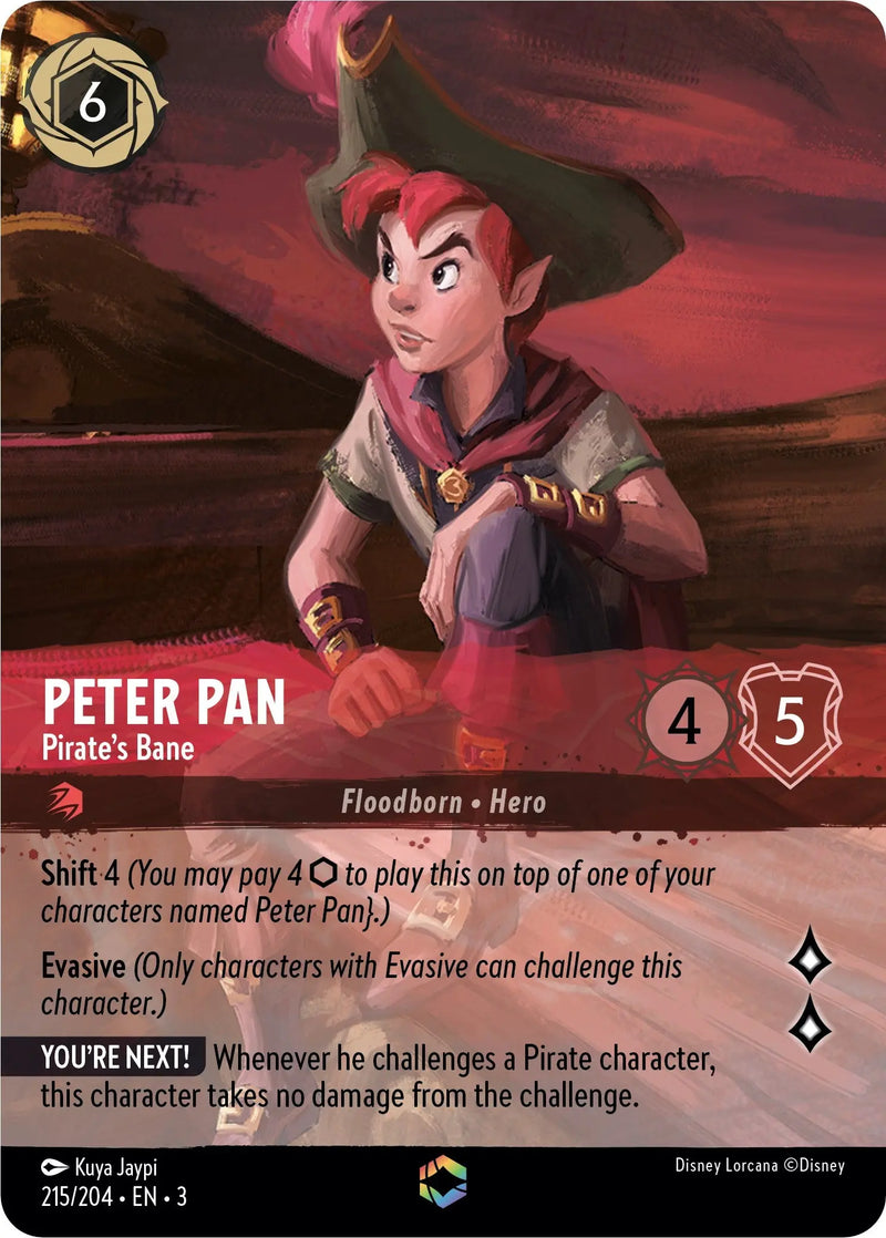 Peter Pan - Pirate's Bane (Alternate Art) (215/204) [Into the Inklands] Disney
