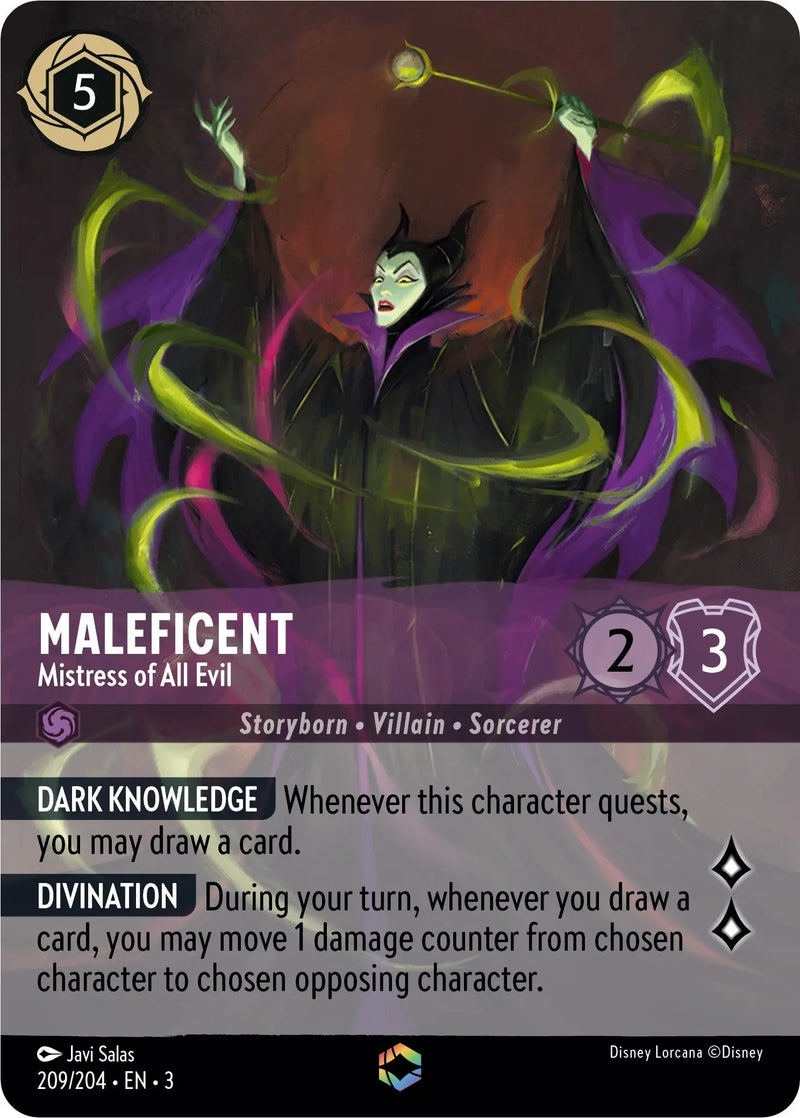 Maleficent - Mistress of All Evil (Alternate Art) (209/204) [Into the Inklands] Disney