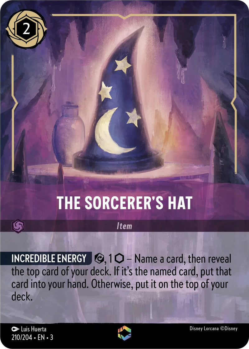 The Sorcerer's Hat (Alternate Art) (210/204) [Into the Inklands] Disney