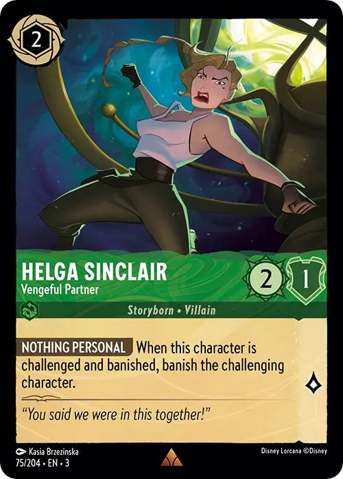 Helga Sinclair - Vengeful Partner (75/204) [Into the Inklands] Disney