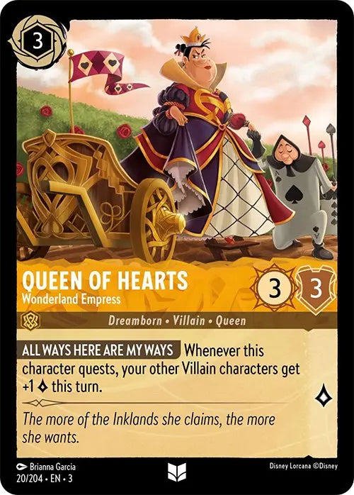 Queen of Hearts - Wonderland Empress (20/204) [Into the Inklands] Disney