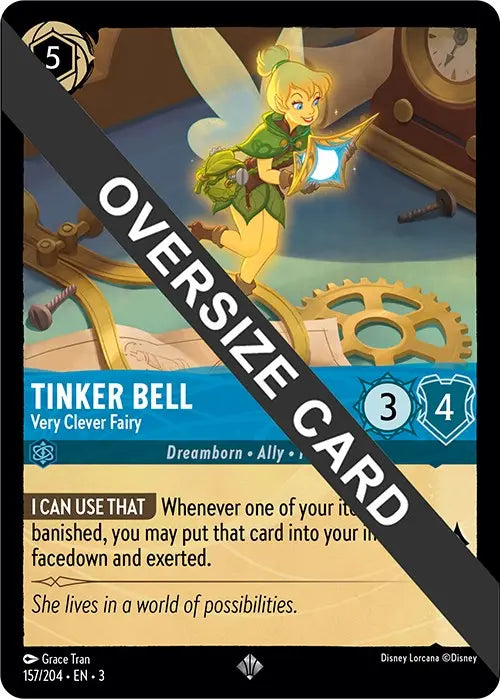 Tinker Bell - Very Clever Fairy (Oversized) (157/204) [Into the Inklands] Disney