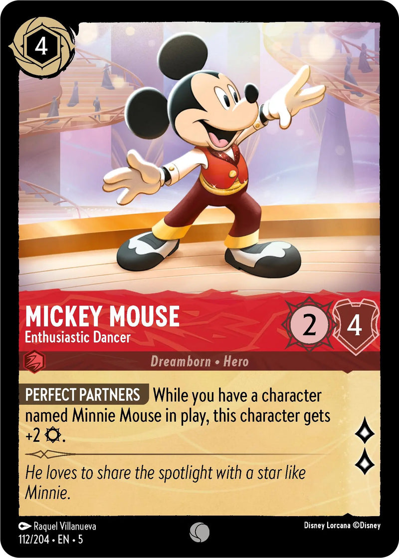 Mickey Mouse - Enthusiastic Dancer (112/204) [Shimmering Skies] Disney